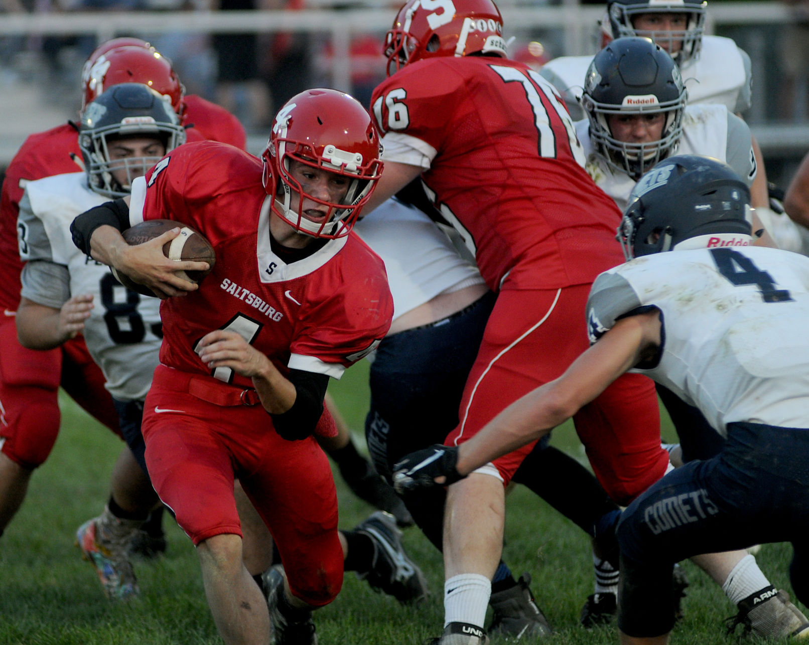 Gazette Photo Gallery: Penns Manor 42, Saltsburg 33